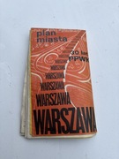 WARSZAWA plan miasta mapa PPWK 1981 r.