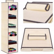 PÓŁKA WISZĄCA SZAFA TEKSTYLNA ORGANIZER 6 PÓŁEK