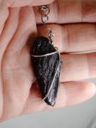 Naszyjnik handmade z czarnym turmalinem