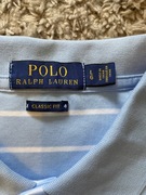 Koszulka Polo Ralph Lauren L / błękitna w paski / nowa z metką / oryginał 
