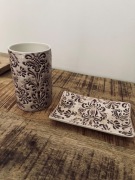 Zara Home Komplet pojemnik oraz mydelniczka