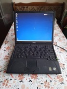Retro laptop Dell C640 P4 2GHz z grafiką ATI Radeon 1400 na 1050 Win98!