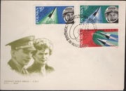 FDC,1286-1288,Kosmos ,wizyta kosmonałtów w Polsce,Tiereszkowa,Bykowski