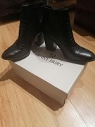 Botki ccc, nowe, czarne, rozm. 39,Jenny Fairy