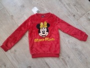 Bluza polarowa dziewczęca - Myszka Minnie, Czerwona - rozm 122