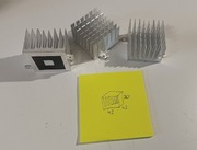 3 radiatory aluminiowe 42*42*30