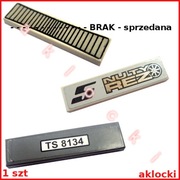 LEGO PŁYTKA 1x4 2431p12 RADAR 2431pb271R '5' 'NUTY REZ' 2431pb427 8134