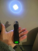 Latarka LED ręczna wojskowa, szperacz + ładowarka