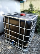 Kontener, Mauser, Zbiornik 1000l, czarny, umyty