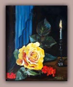 "RÓŻA" obraz olej na płótnie