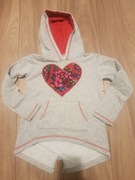 Bluza szara z sercem, dł. 40-50 cm