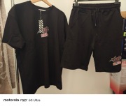 Komplet Streetwear Off-White / Trapstar Style – T-shirt + Szorty rozmiar S 