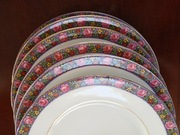 C.t. tielsch altwasser Silesia talerze śniadaniowe stuletnie 6 szt komplet