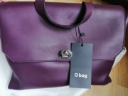 Obag soft smooth vino pasek o bag torebka 