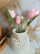Wazon ze sznurka boho | HANDMADE | Naturalny styl