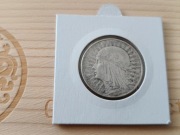Moneta 5 zł z 1933 II RP głowa kobiety, Jadwiga srebro 0/750