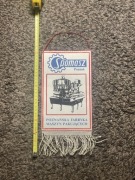 PRL zabytkowy proporczyk SPOMASZ Poznań poznańska fabryka maszyn pakujących