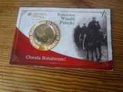 Mennica Polska Rotmistrz Witold Pilecki Platerowany 24 K Złotem ZOBACZ 