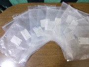 Worki strunowe mocne 11 sztuk foliowe LDPE