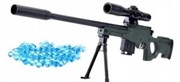 Karabin snajperski  z luneta dla dzieci na kulki żelowe 80 cm