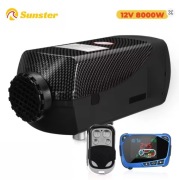 OGRZEWANIE POSTOJOWE SUNSTER 8KW 12V WEBASTO Z WENTYLACJĄ LCD