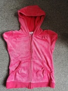 Kamizelka bezrękawnik z kapturem 128 róż 