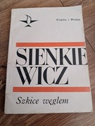 książka z 1967r "szkice węglem" Henryka Sienkiewicza stan db