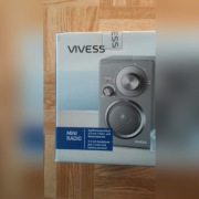 Radio wraz z kablem zasilającym srebrne UKW