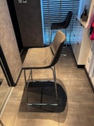 Hokery szare kuchenne 3 szt