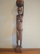 Figurka afrykańska z drwna