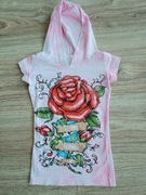 Bluzka koszulka z kapturem rozm. 104 - 4 lata