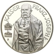 Srebrna moneta 100 SZYL. Franciszek Józef 0,57 uncji Ag 999. Czytaj opis.