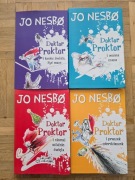 Komplet 4 książek z serii „Doktor Proktor” autorstwa Jo Nesbø 