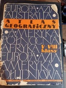 Atlas geograficzny PRL Klasy 5-8 Lata wydania Warszawa 1971 
