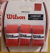 3 owijki Wilson Comfort Overgrip czerwone