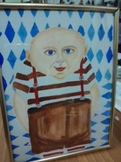 Akwarela Bliżniak z Alicji w krainie czarów