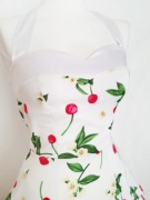 Sukienka letnia na lato owoce wisienki pin up na ramiączkach imprezowa