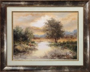 Obraz olejny Pejzaż  J.Fijałkowski (oryginał)