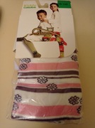 Nowe rajstopy wzorzyste dla dziewczynki GATTA 116-122 beżowe