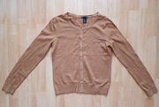 H&M sweter damski brązowy camel S/36