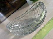 Misa kryształ gondola żardiniera patera PRL łódka wazon ew zamiana !