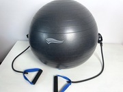 Piłka gimnastyczna fitness Crivit Z UCHWYTAMI,około 65 cm