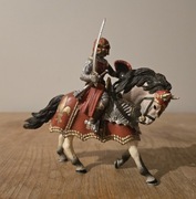 Schleich rycerz z mieczem na koniu figurka model wycofany z 2007 r.