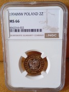 2 złote 1994 ngc ms66
