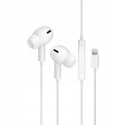 Słuchawki przewodowe Jellico EP3A Lightning z mikrofonem 1.2M kolor Biały