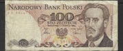 Polska  PRL100 zł   Seria  RS