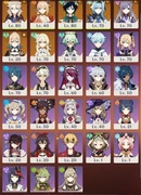 Genshin Impact Account Eula Venti Albedo Yoimiya