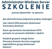 Administracja Serwerami Windows - Szkolenie