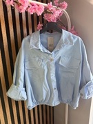 Błekitna  koszula jeansowa hit 