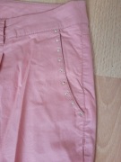 Spodnie cienkie różowe roz.40